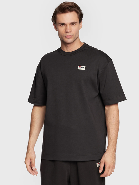 T-shirt męski basic Fila FAM0149-80001 M Czarny (4064556289261) - obraz 1