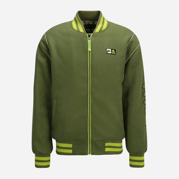 Бомбер чоловічий Fila FAM0253-60019 M Зелений (4064556377241) - зображення 5