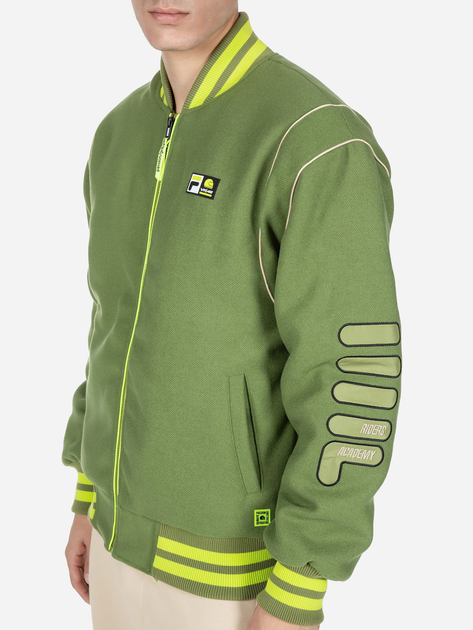 Kurtka bomberka męska Fila FAM0253-60019 XL Zielona (4064556377289) - obraz 4