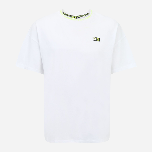 T-shirt męski basic Fila FAM0274-10001 L Biały (4064556378170) - obraz 1