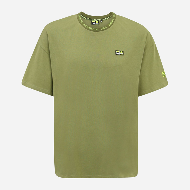 T-shirt męski basic Fila FAM0274-60019 S Zielony (4064556378255) - obraz 1