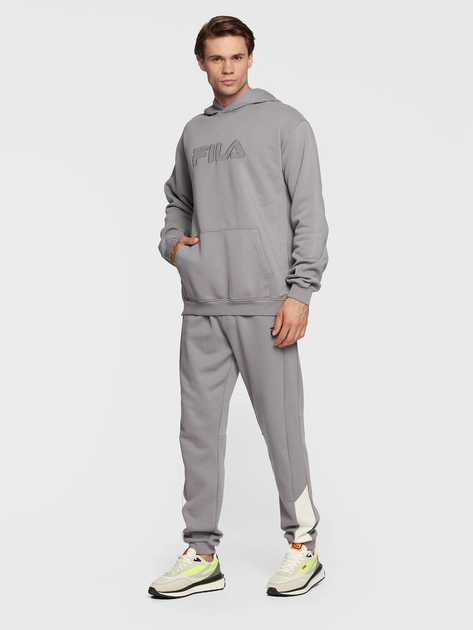 Худі чоловіче Fila FAM0277-80027 XL Сіре (4064556362391) - зображення 3