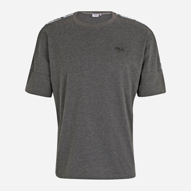 T-shirt męski basic Fila FAM0194-80029 M Ciemnoszary melanż (4064556293213) - obraz 4