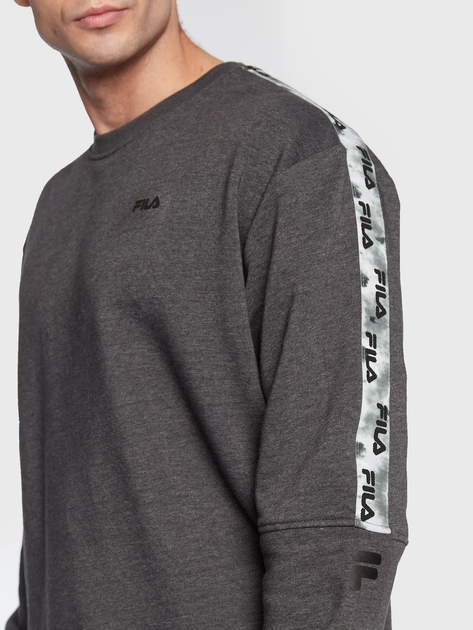 Світшот чоловічий Fila FAM0193-80029 M Сірий (4064556293091) - зображення 4