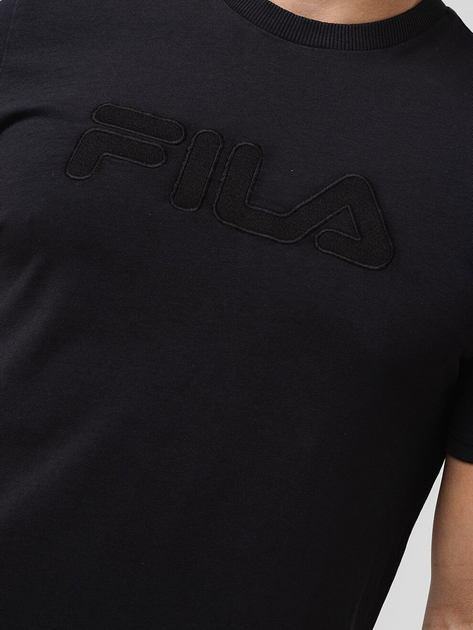 T-shirt męski basic Fila FAM0279-80001 S Czarny (4064556365934) - obraz 5