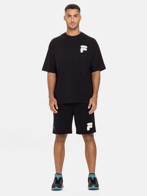 T-shirt męski basic Fila FAM0140-80001 S Czarny (4064556365422) - obraz 3