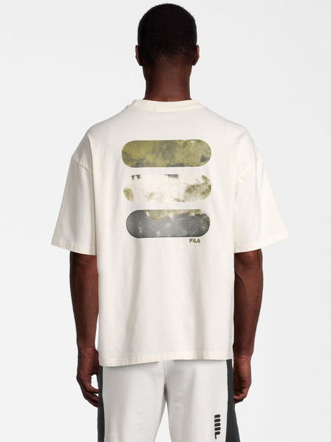 T-shirt męski basic Fila FAM0140-10010 L Biały (4064556333926) - obraz 2