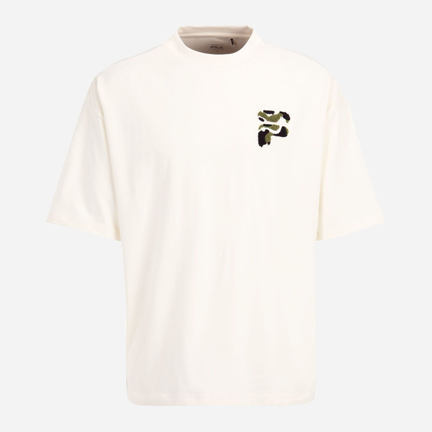 T-shirt męski basic Fila FAM0140-10010 XL Biały (4064556333957) - obraz 4