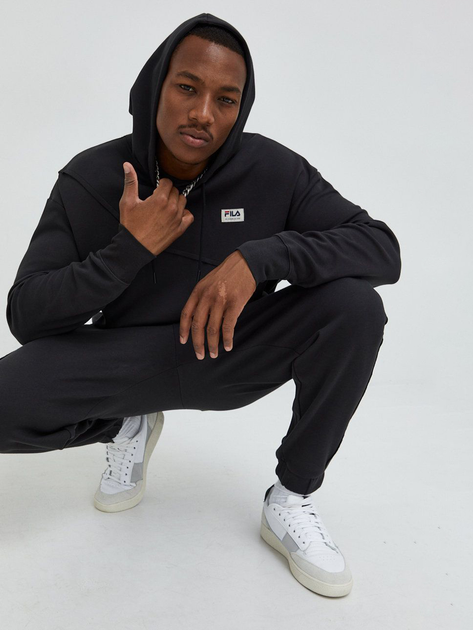 Bluza męska z kapturem Fila FAM0147-80001 XL Czarna (4064556351593) - obraz 4