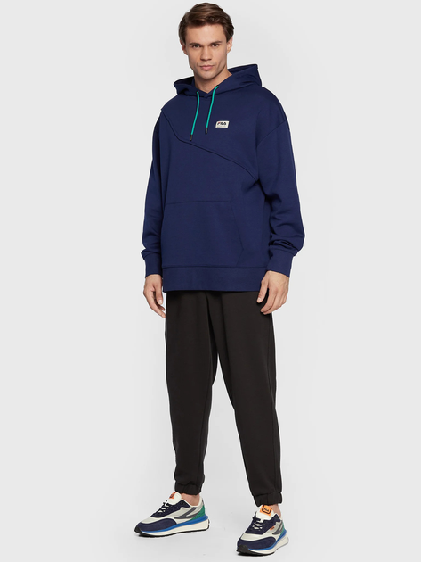 Bluza męska z kapturem Fila FAM0147-50016 M Niebieski (4064556289025) - obraz 3