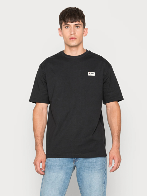 T-shirt męski basic Fila FAM0146-80001 M Czarny (4064556354884) - obraz 1