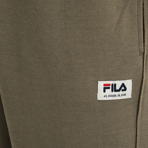 Spodnie dresowe męskie Fila FAM0153-60014 L Oliwkowe (4064556358561) - obraz 5