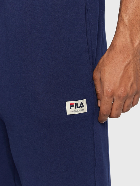 Spodnie dresowe męskie Fila FAM0153-50016 S Niebieskie (4064556289636) - obraz 4