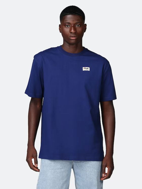T-shirt męski basic Fila FAM0146-50016 M Niebieski (4064556288844) - obraz 1