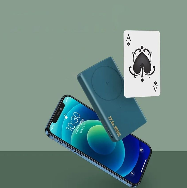 Павербанк повербанк 10000mAh з бездротовою та швидкою зарядкою | QC22.5W + PD20W | REMAX RPP-273 Білий - Фото 2 Павербанк повербанк 10000mAh з бездротовою та швидкою зарядкою | QC22.5W + PD20W | REMAX RPP-273 Білий - зображення 2