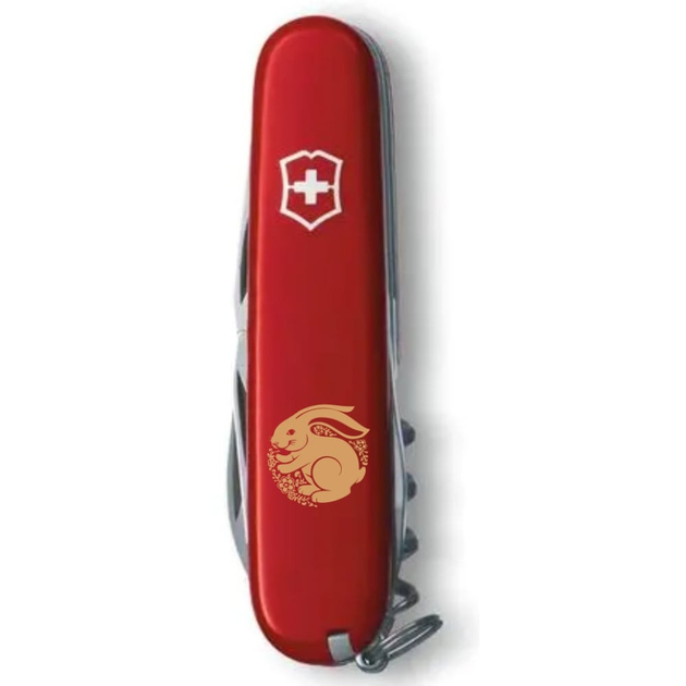 Складаний ніж Victorinox SPARTAN ZODIAC Щасливий Кролик Брон. 1.3603_Z2165u - зображення 2