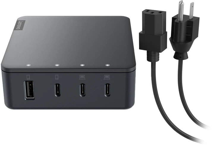 Зарядний пристрій Lenovo Go 130W Multi-Port Charge (G0A6130WEU) - зображення 5