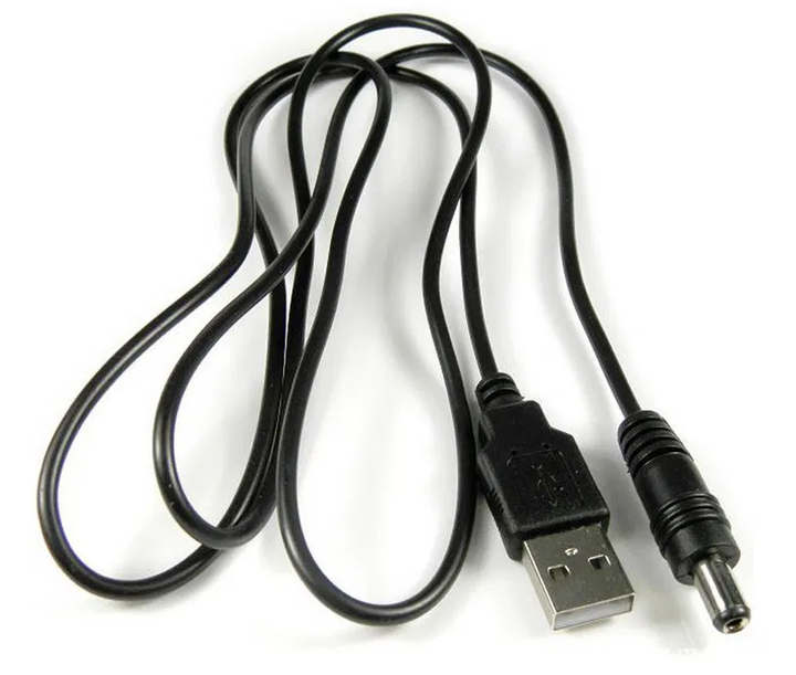 Кабель питания для роутера от повербанка круглый штекер переходник USB ...