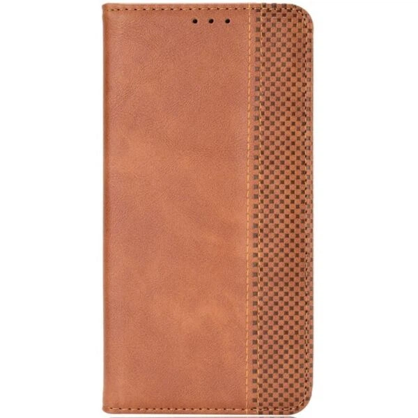 Чохол-книжка Deexe Retro Style для Motorola Moto G72 - Brown - зображення 2