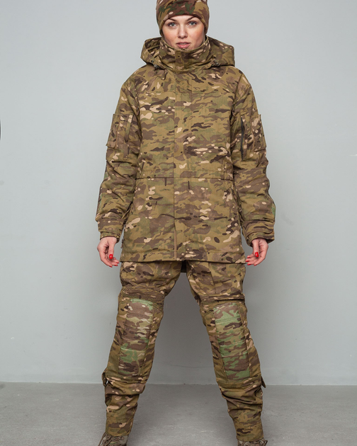 Женская военная форма. Штурмовые штаны + куртка UATAC Gen 5.2 (3XL) Мультикам OAK (Дуб) - изображение 1