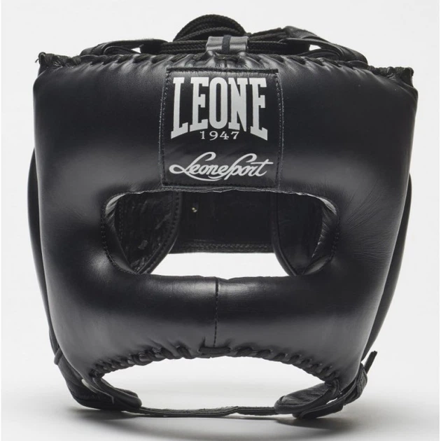 Боксерский шлем с бампером Leone Greatest Black L/XL - изображение 6
