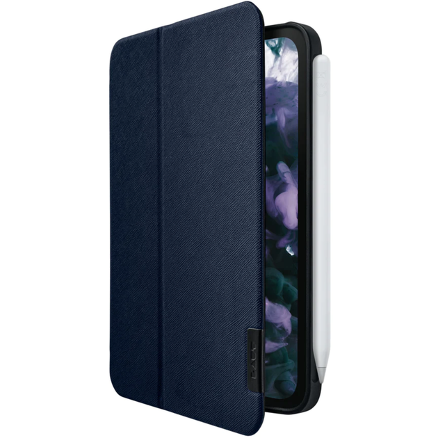Чехол-книжка LAUT Prestige Folio with Pencil Slot for iPad Mini 6, Indigo (L_IPM6_PR_BL) - изображение 2