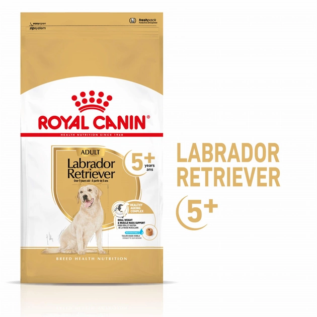 Сухий корм для дорослих собак Royal Canin Labrador Retriever 5+ 12 кг (3182550908412) (1339120) - зображення 2