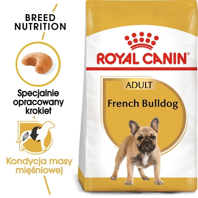 Сухий корм для дорослих собак Royal Canin French Bulldog Adult 9 кг (3182550846042) (3991090) - зображення 2