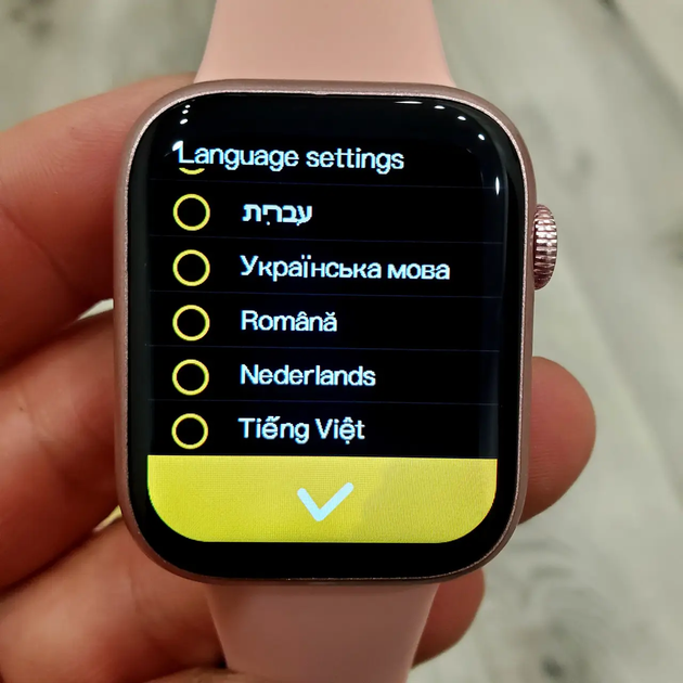 Умные смарт-годинник Smart Watch серии GS8 MINI украинское меню с функцией звонка 41 мм золотые - изображение 5