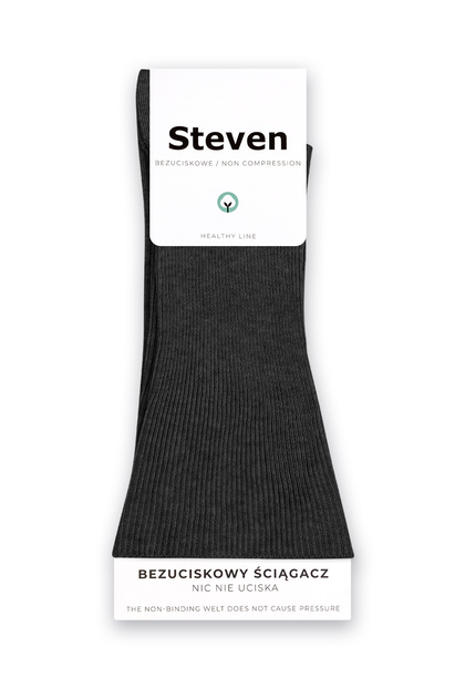 Носки мужские без резинки Steven 018 35-38 Графит от продавца: MiAmor ...