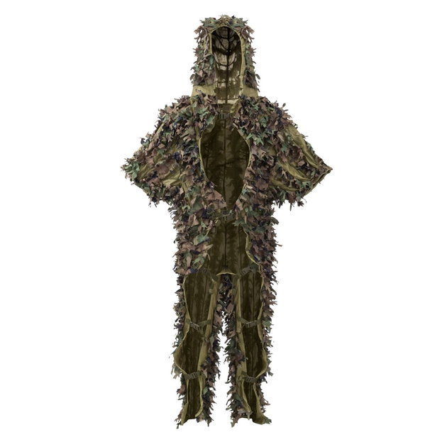 Маскировочный костюм, LEAF GHILLIE, Helikon-Tex, Woodland, One size - изображение 2