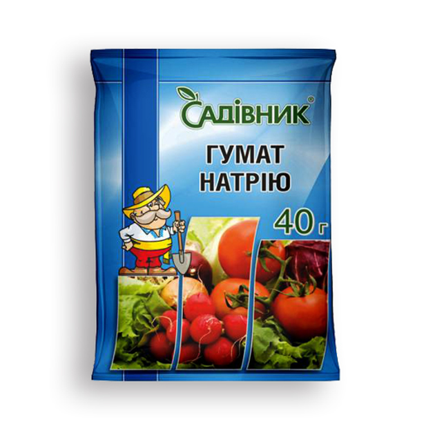 Стимулятор роста Гумат натрия Садовник 40 г 