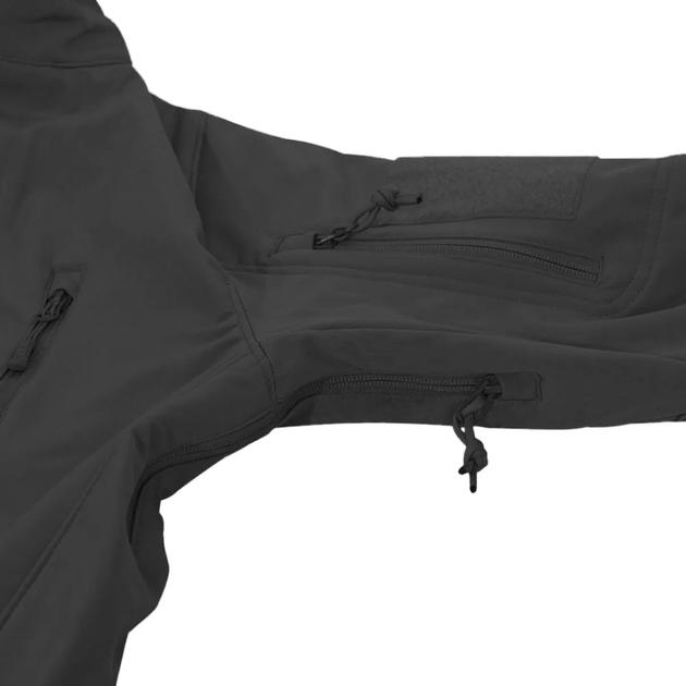 Куртка Soft Shell Scorpion, MFH, Black, L - Фото 4 Куртка Soft Shell Scorpion, MFH, Black, L - изображение 4