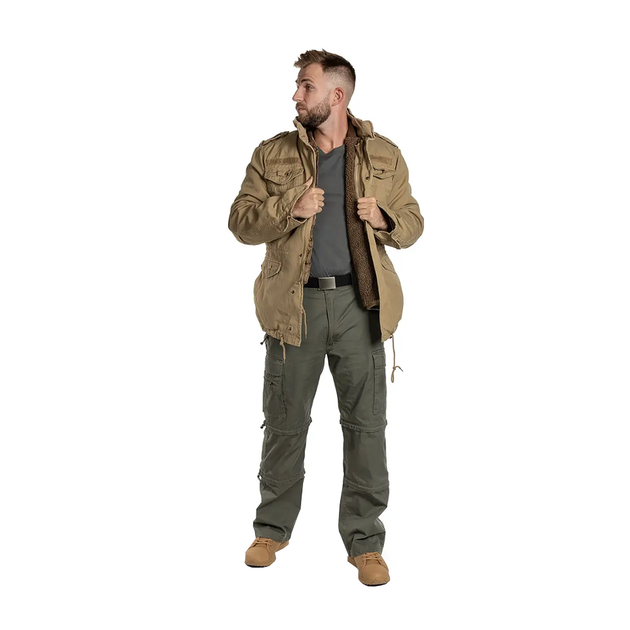 Куртка М-65 Giant, Brandit, Coyote, XL - изображение 4
