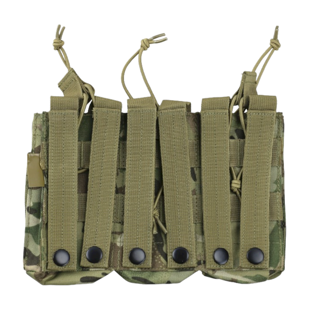 Подсумок для магазинов Triple DUO Mag Poung, Kombat Tactical, Multicam - изображение 2