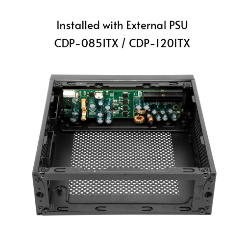 Корпус Chieftec COMPACT IX-03B-OP miniITX без БП SLIM FF - изображение 6