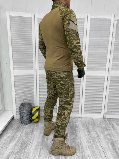 Тактичний військовий костюм Attac ( Убакс + Штани ), Камуфляж: Піксель ЗСУ, Розмір: XXL - зображення 2