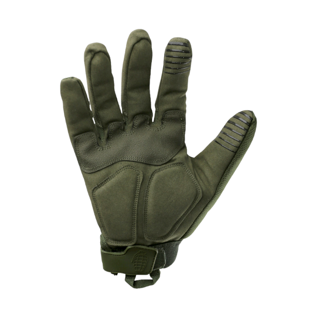 Тактичні рукавички Alpha, Kombat tactical, Olive, XL - зображення 2