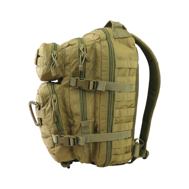 Рюкзак рейдовый Hex-Stop Small Molle Assault Pack, Kombat Tactical, Coyote, 28 L - изображение 3