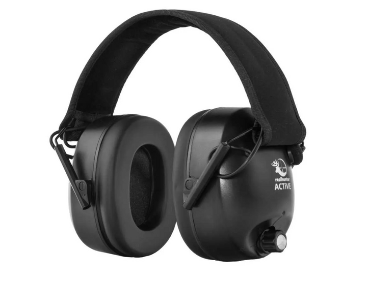 Активні Тактичні Навушники REALHUNTER Active Чорний (LE-401A BLACK) - зображення 1