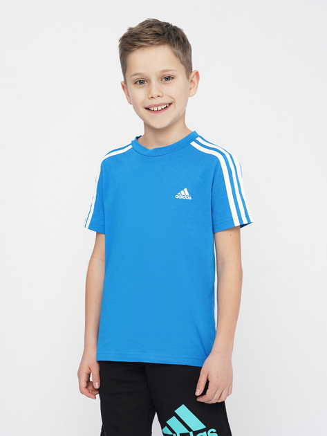 Детская футболка для мальчика Adidas HE9302 116 см Bright Blue ...