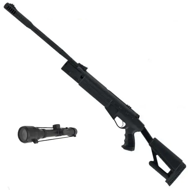 Гвинтівка пневматична Optima AirTact З Оптикою 4х32 та посиленою газовою пружиною - зображення 1