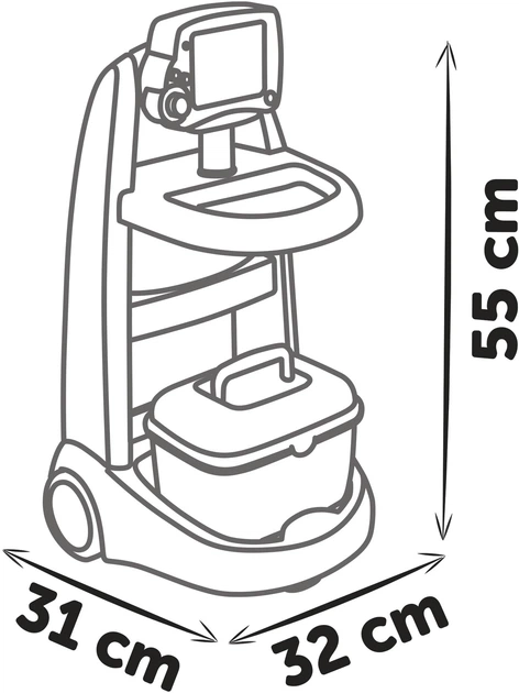 Zestaw do gry Smoby Medical przychodnia mobilna (340207) (3032163402077) - obraz 4