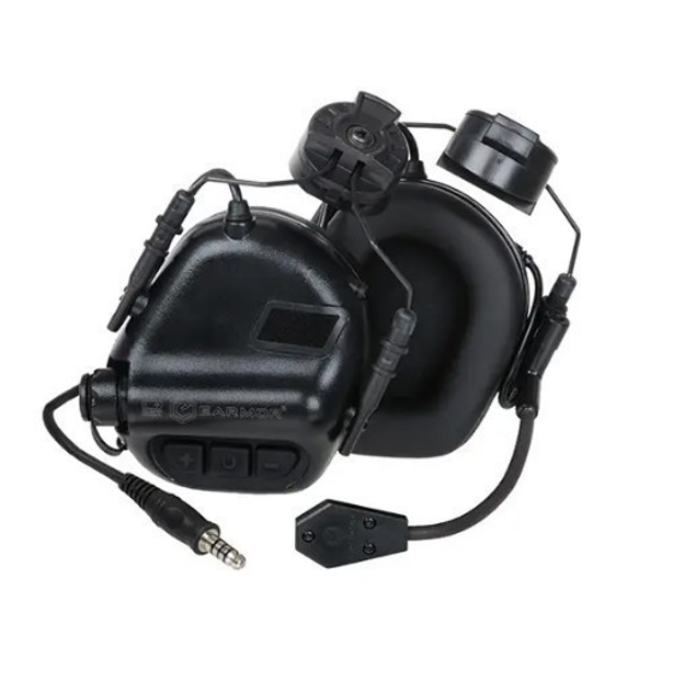 Активні навушники із гарнітурою Earmor M32H MOD 3 original black для шолома fast - зображення 2