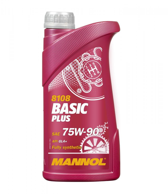  трансмиссионное масло 75W90 MANNOL Basic Plus 1л (8108-1 .