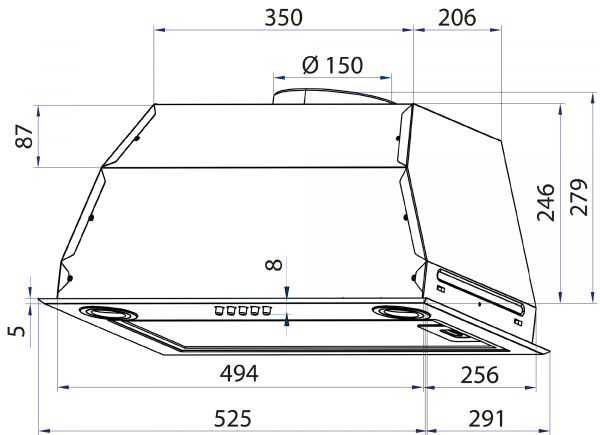 Вытяжка Minola hbi 5222 blf 700 led - Фото 9 Вытяжка Minola hbi 5222 blf 700 led - изображение 9