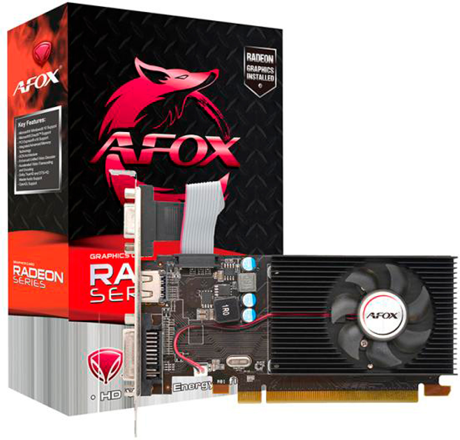 Видеокарта AFOX PCI-Ex Radeon R5 230 2GB GDDR3 (64bit) (625/800) (DVI-D, VGA, HDMI) (AFR5230-2048D3L5) - изображение 3