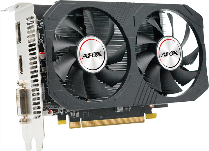 Karta graficzna AFOX PCI-Ex Radeon RX 560 4GB GDDR5 (128bit) (1275/7000) (DVI-D, HDMI, DisplayPort) (AFRX560-4096D5H4-V2) - obraz 3