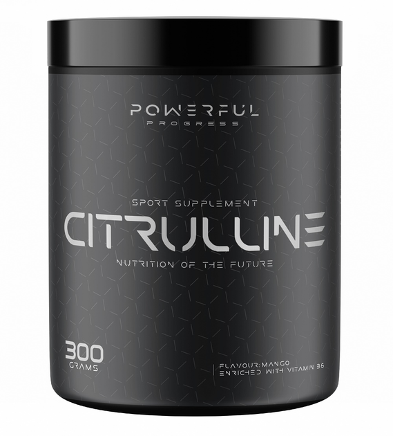 Цитруллин для спорта Powerful Progress Citrulline 300 g /120 servings ...