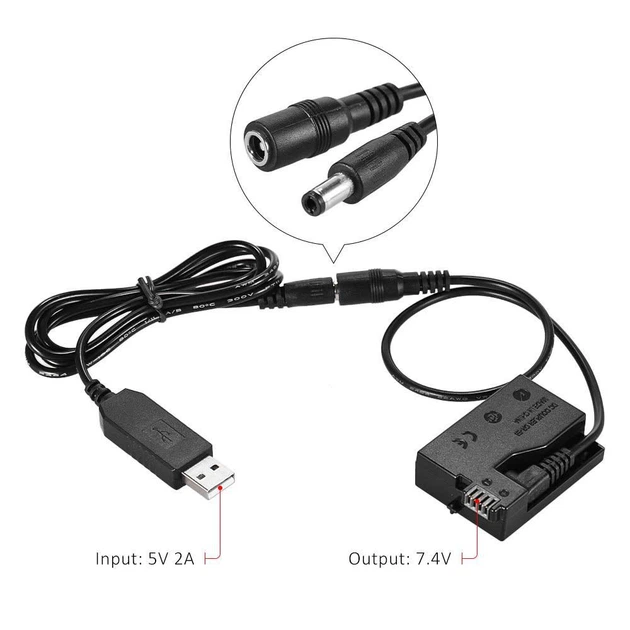 USB адаптер питания ACK-E8 для Canon EOS 550D, 600D, 650D, 700D - вместо аккумулятора LP-E8 4364 - Фото 2 USB адаптер питания ACK-E8 для Canon EOS 550D, 600D, 650D, 700D - вместо аккумулятора LP-E8 4364 - изображение 2